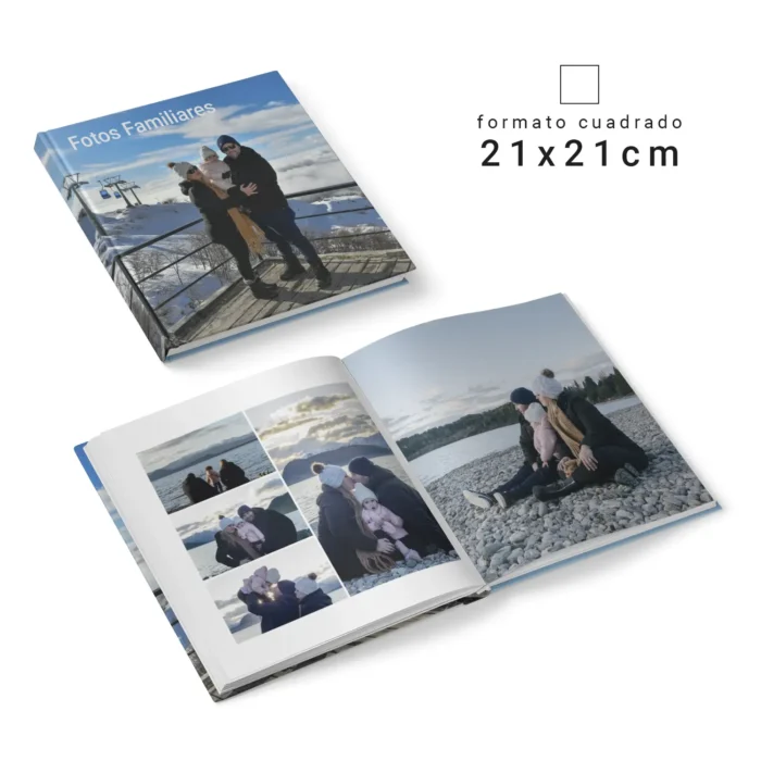 Fotolibro offset 21×21 cm. cuadrado