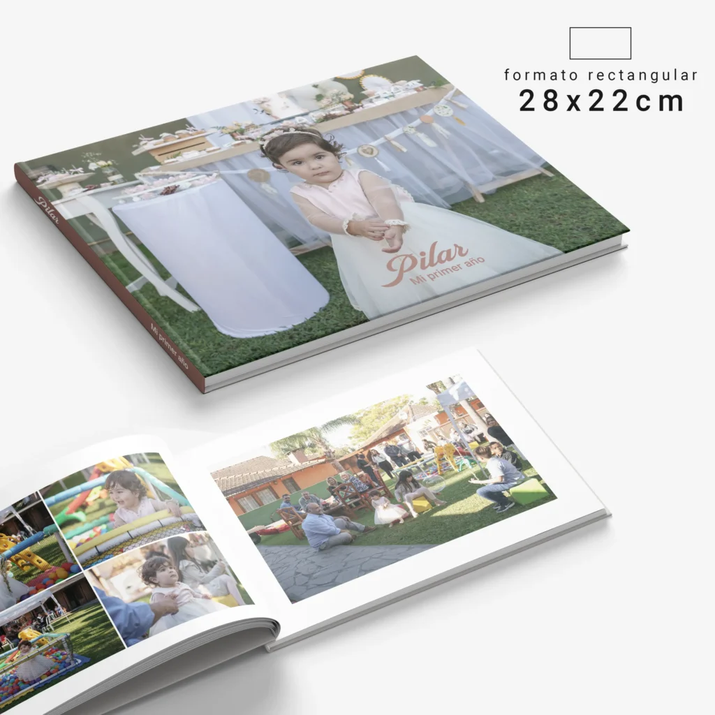 Fotolibro offset 28×22 cm. apaisado