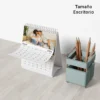 Calendario de escritorio tipo carpita personalizado con fotos
