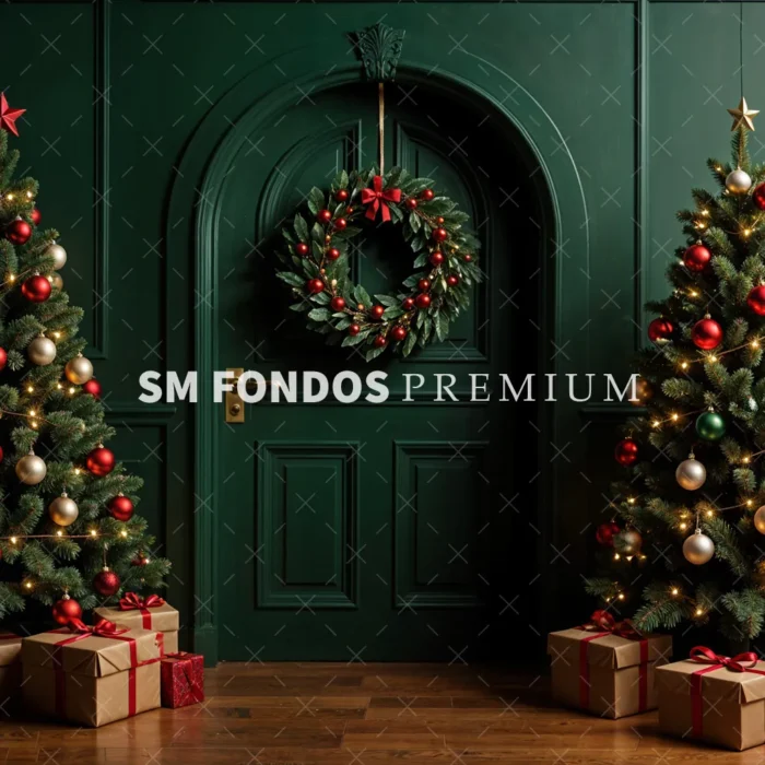 SM Fondo Digital – Interior Navidad Verde 2