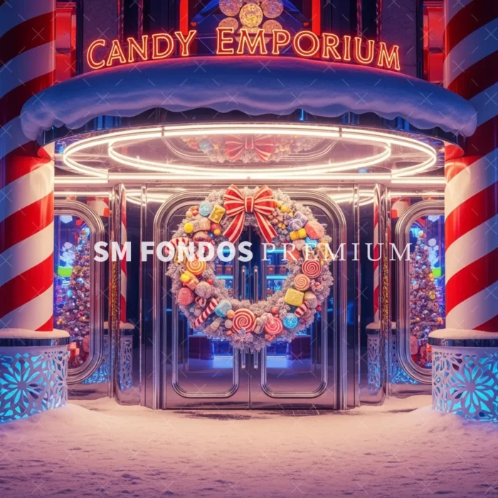 SM Fondo Digital – Tienda Dulces Rayas Rojas