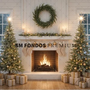 SM Fondo Digital - Decoración Navidad Chic Neutra