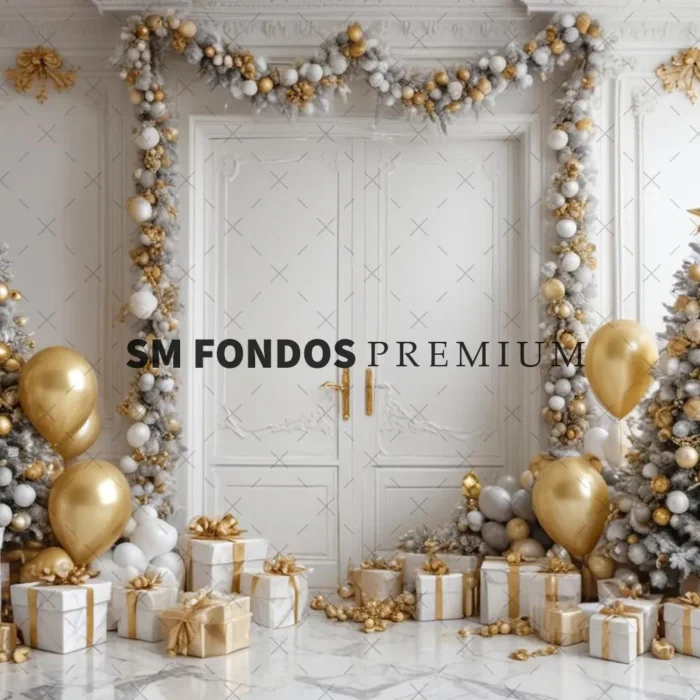SM Fondo Digital – Regalos Globos Dorados
