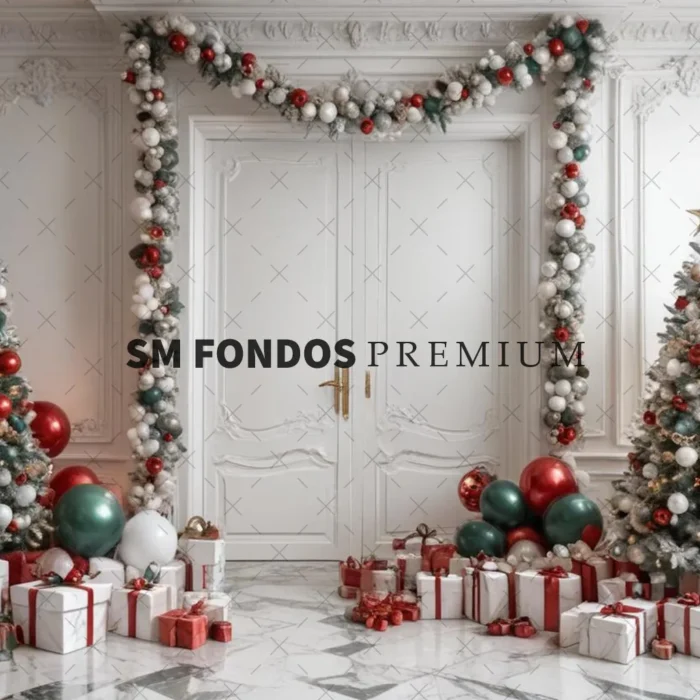SM Fondo Digital – Regalos Globos Rojos Verdes