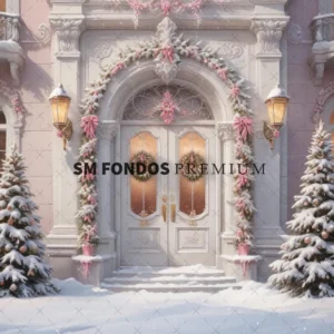 SM Fondo Digital - Puerta Blanca Nieve Rosa
