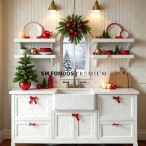 SM Fondo Digital - Cocina Decorada Navidad