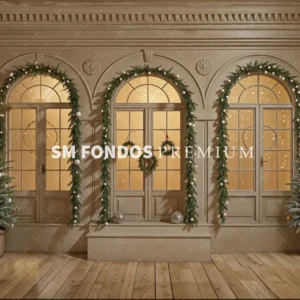 SM Fondo Digital 045- Interior Salón Dorado Navidad