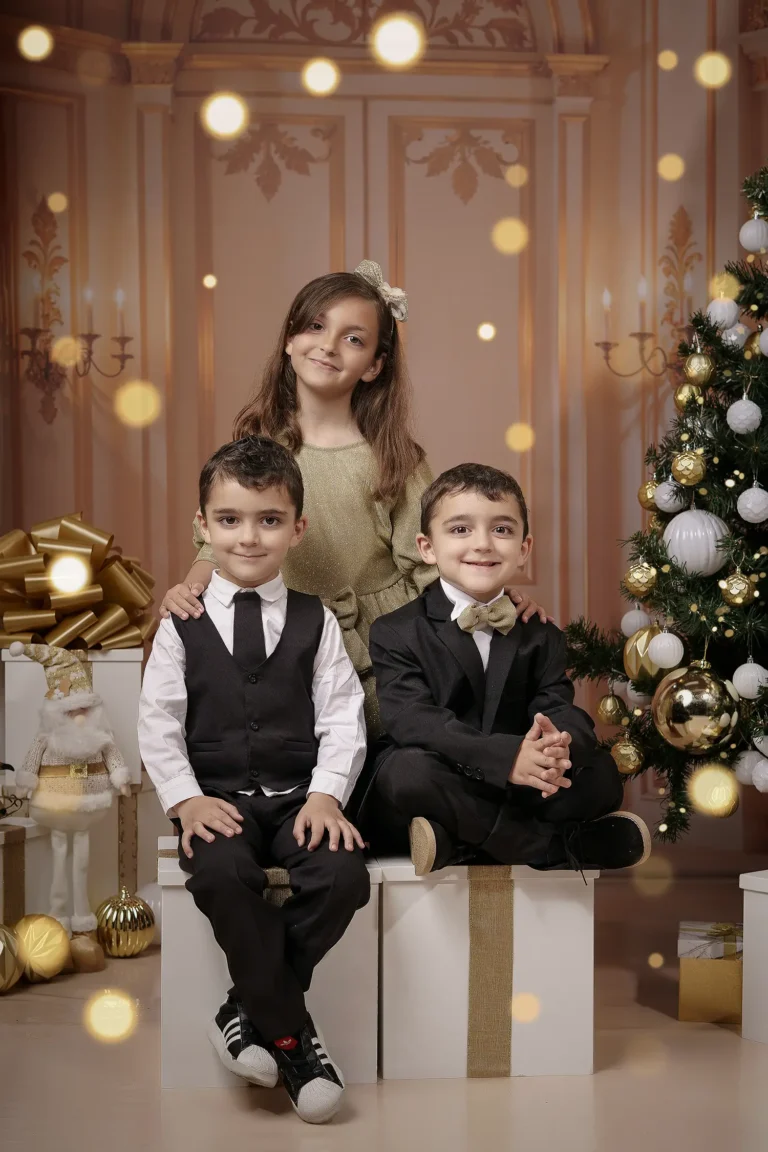 016 - Jazmin, Gaspar y Merlí - Sesion navidad 2025
